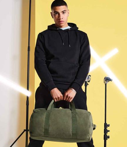 BagBase Vintage Canvas Barrel Bag - VMG - ONE